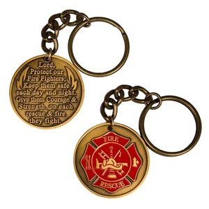 Gifts for Firefighter - Key Chain Maltese Cross
